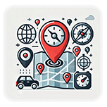 Localización precisa de cada vehículo